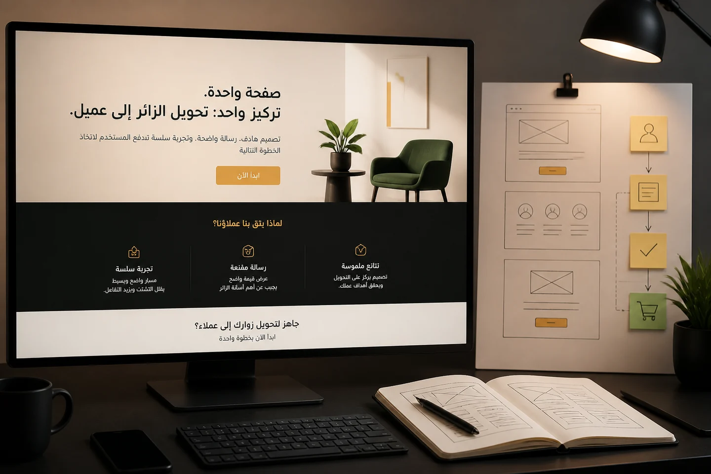 10 نصائح لتصميم صفحة هبوط تحقق نتائج